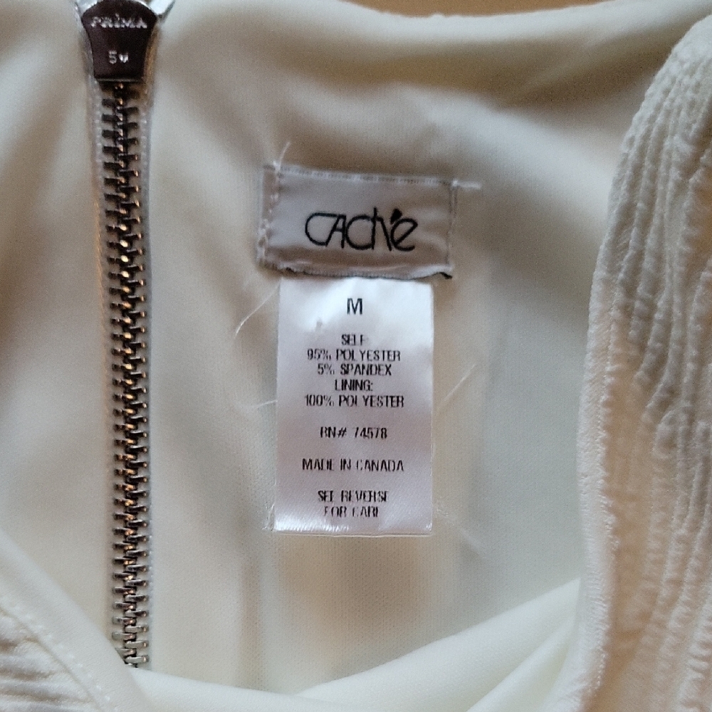 Cache Cream Ruched Sheath Mini Dress - Picture 3 of 3
